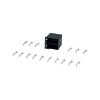 Conector autoradio ISO hembra 16 polos en kit