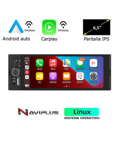 MONITOR NAVIPLUS 6,5" CARPLAY & AND-AUTO WIRELESS