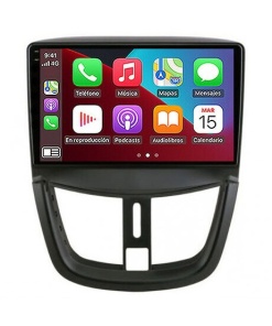 Kit de instalacion para pantalla de 9" en Peugeot 207