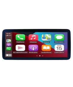 Pantalla multimedia Mercedes clase C W205 QLED 12,3" Linux con Carplay + And. Auto wireless