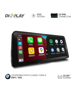 Pantalla multimedia ZZ2 de 10,25" para BMW Serie 5 (E60/E61) 2004–2008 equipado con el sistema CCC