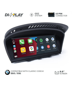Pantalla multimedia ZZ2 de 8,8" para BMW Serie 5 (E60/E61) 2004–2008 equipado con el sistema CCC