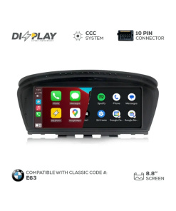 Pantalla multimedia ZZ2 de 8,8" para BMW Serie 6 (E63) 2004–2008 equipado con el sistema CCC