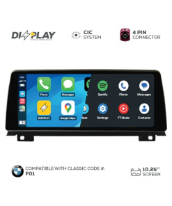 Pantalla multimedia ZZ2 de 10,25" para BMW Serie 7 (F01) 2009–2012 equipado con el sistema CIC