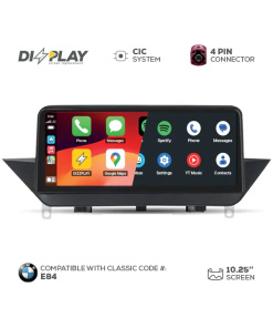 Pantalla multimedia ZZ2 de 10,25" para BMW X1 (E84) 2009–2015 equipado con el sistema CIC