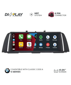Pantalla multimedia ZZ2 de 10,25" para BMW Serie 5 (2012/2013* - 2016/2017) F10 equipado con el sistema NBT