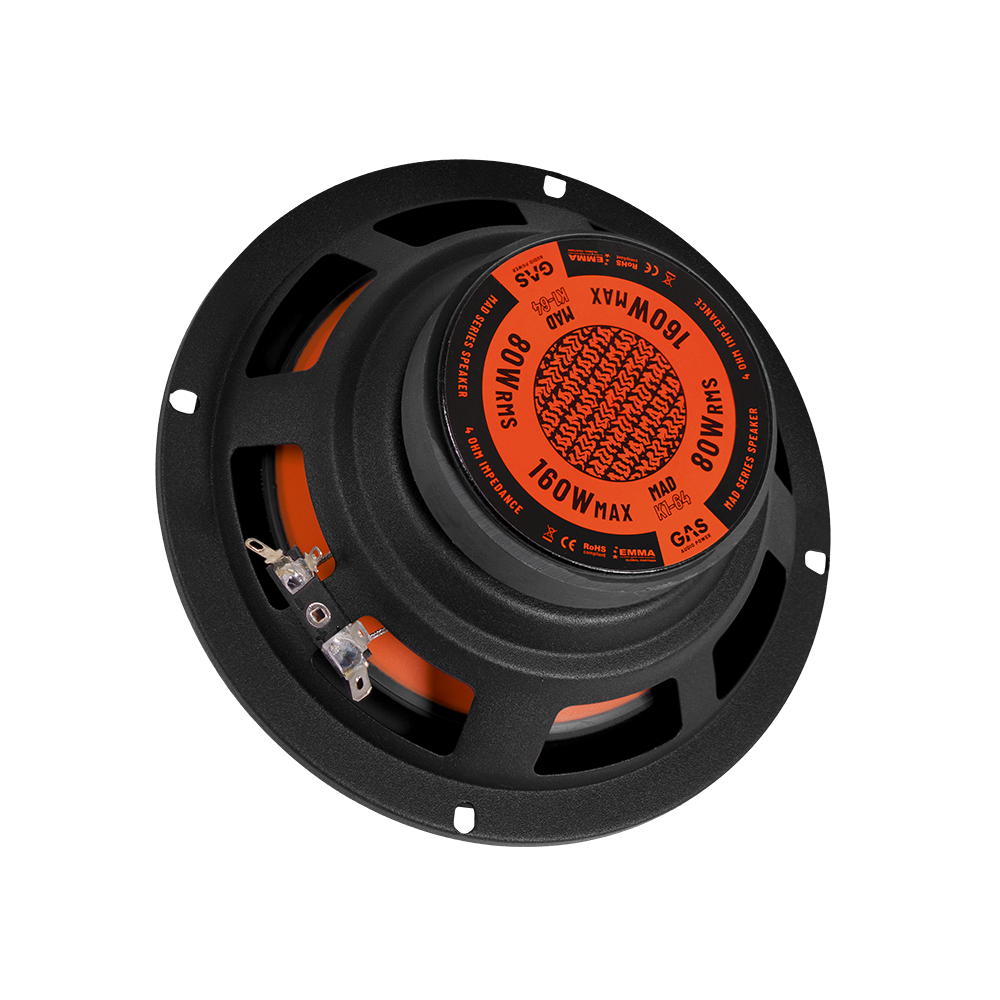 Altavoces GAS AUDIO 6,5" 80W RMS 4 Ohmios 2 vias separadas - Imagen 2
