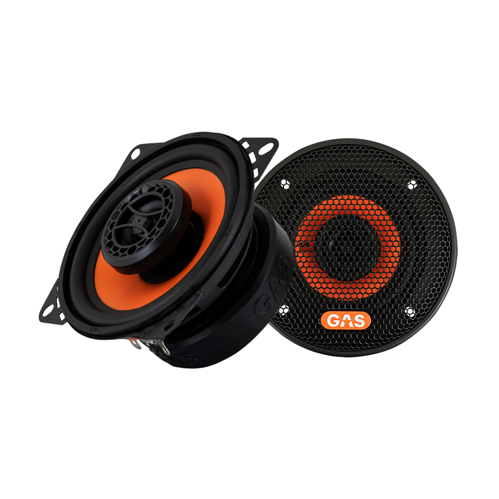 Altavoces GAS AUDIO 4" 60W RMS 4 Ohmios 2 vias coaxiales