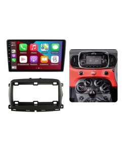 Kit de instalacion para pantalla de 9" en Fiat 500 (desde 2016)