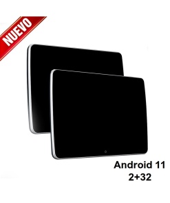 2 MONITORES TRASEROS 10,1" ANDROID+WIFFI+USB+HDMI