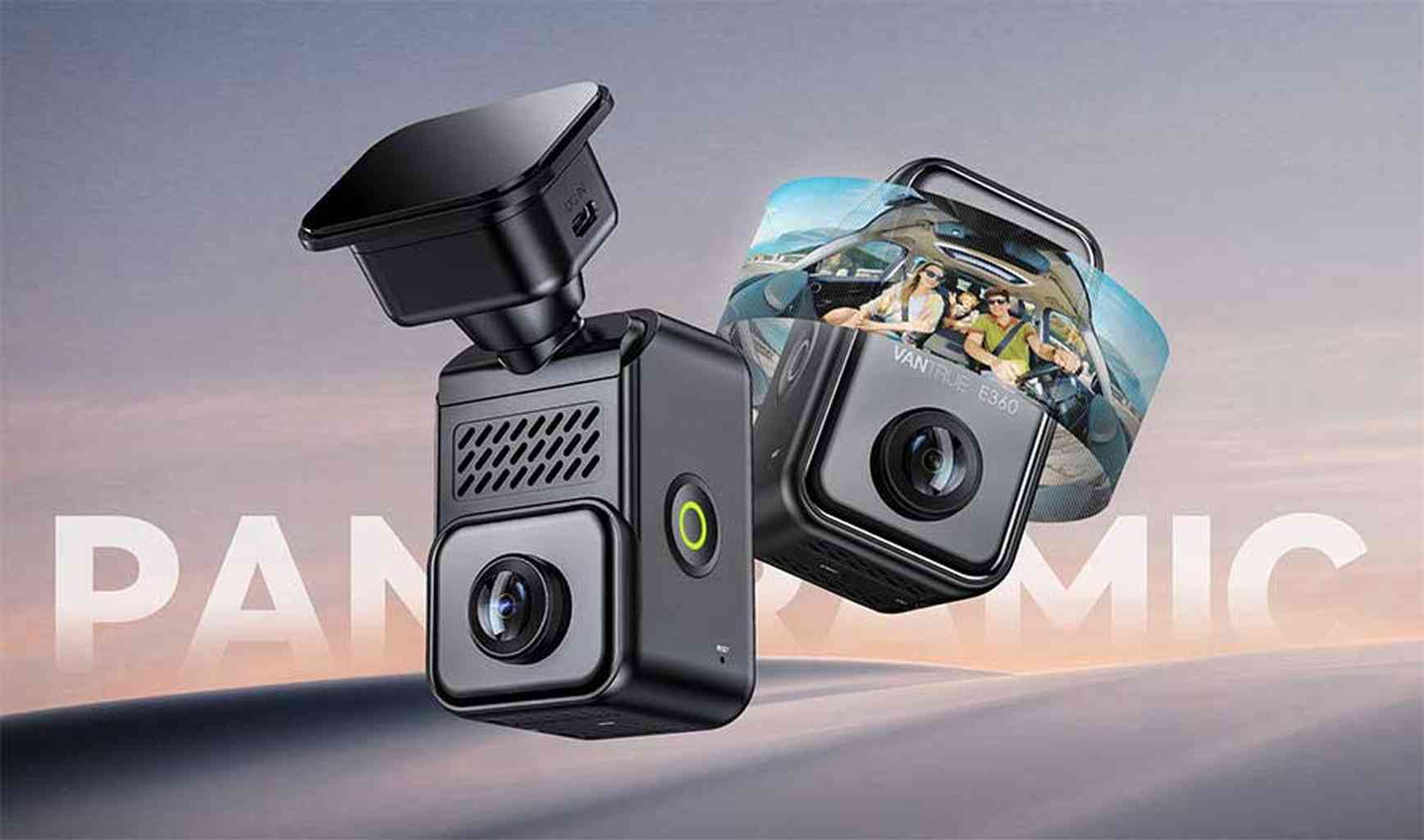 Cámara DVR Vantrue E360 5K con pantalla 1,54", 360º, Wifi y GPS - Imagen 6