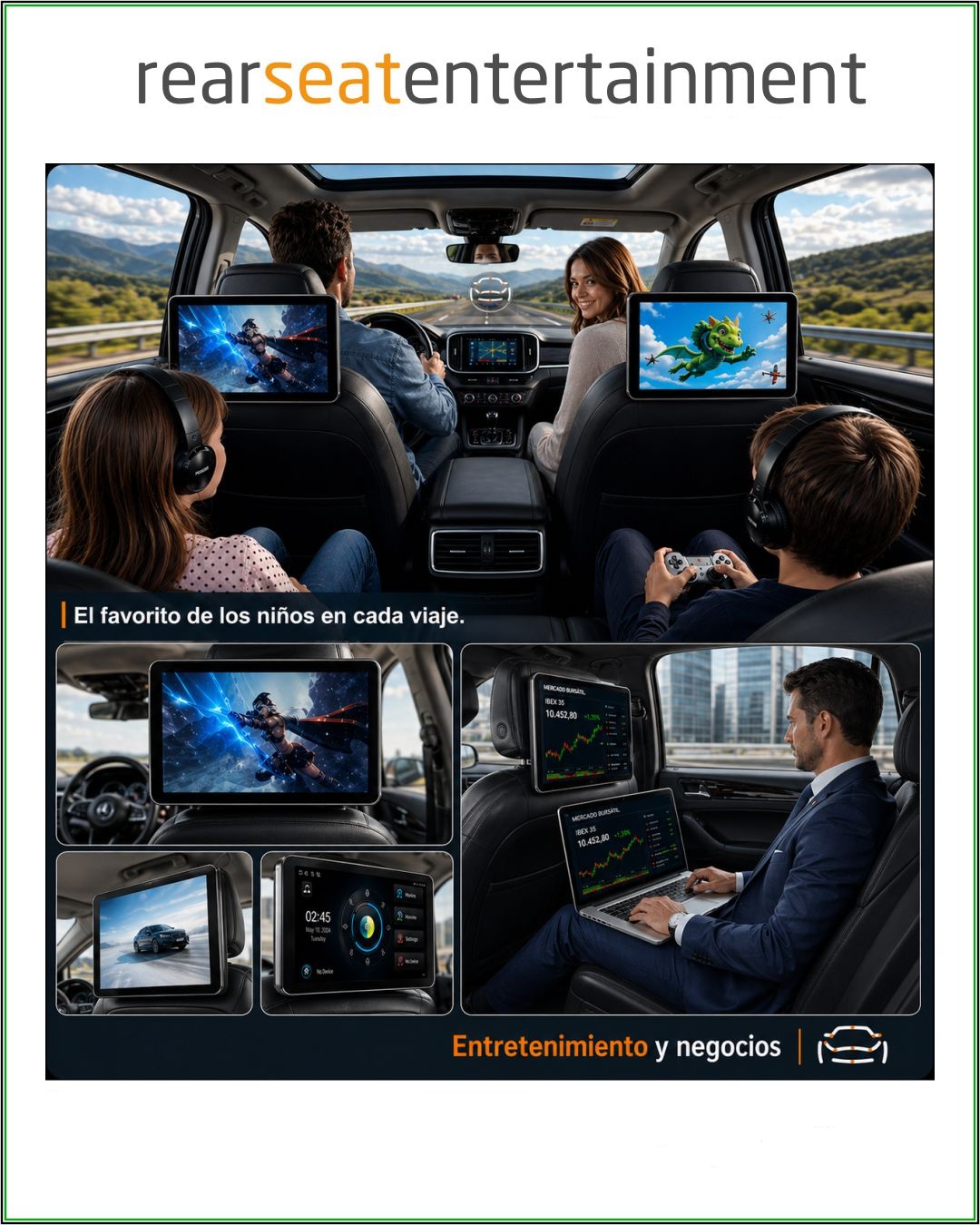 1 MONITOR TRASERO 10,1" ANDROID+WIFFI+USB+HDMI - Imagen 3