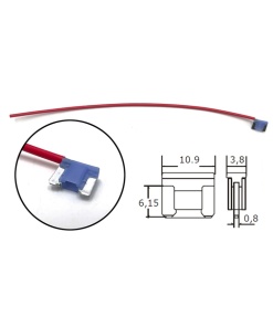 MINI FUSIBLE 15A CON CABLE (UNIDAD)