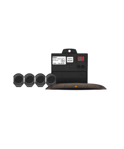 Sistema de aparcamiento con display de cuatro sensores frontales Laserline
