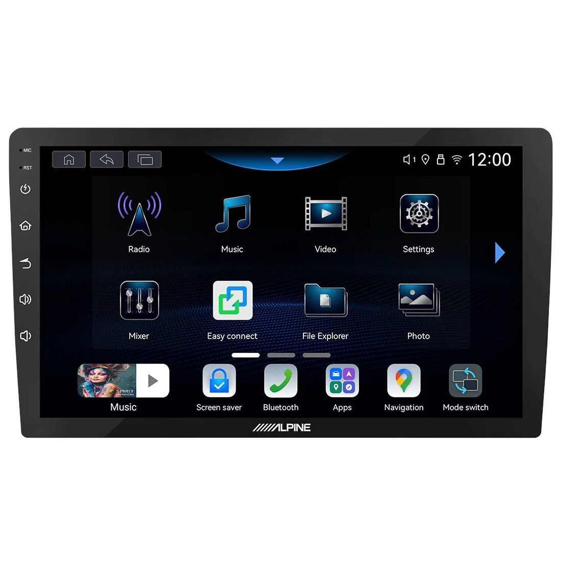 MONITOR 9" ALPINE INEAW409S CARPLAY-ANDROID AUTO