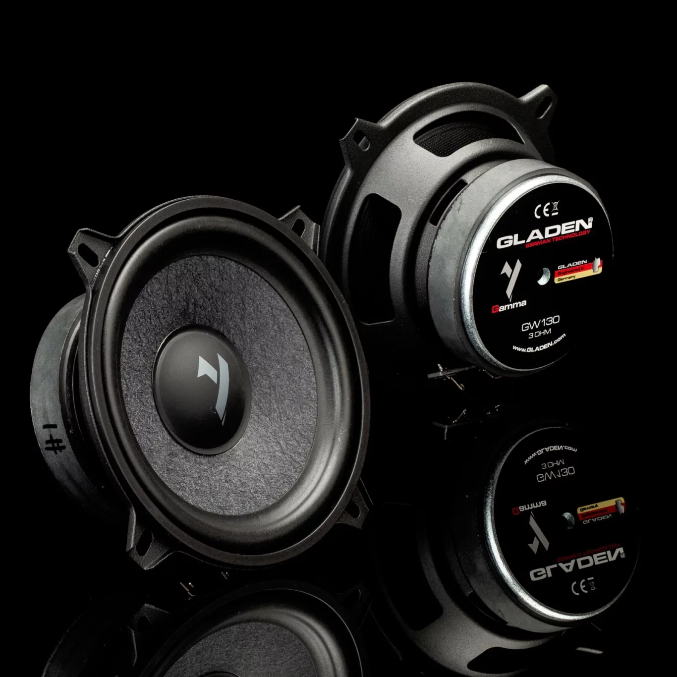 Altavoces Gladen Gamma 130.2 - 2 vias separadas 5" 90W RMS 3 Ohmios - Imagen 2