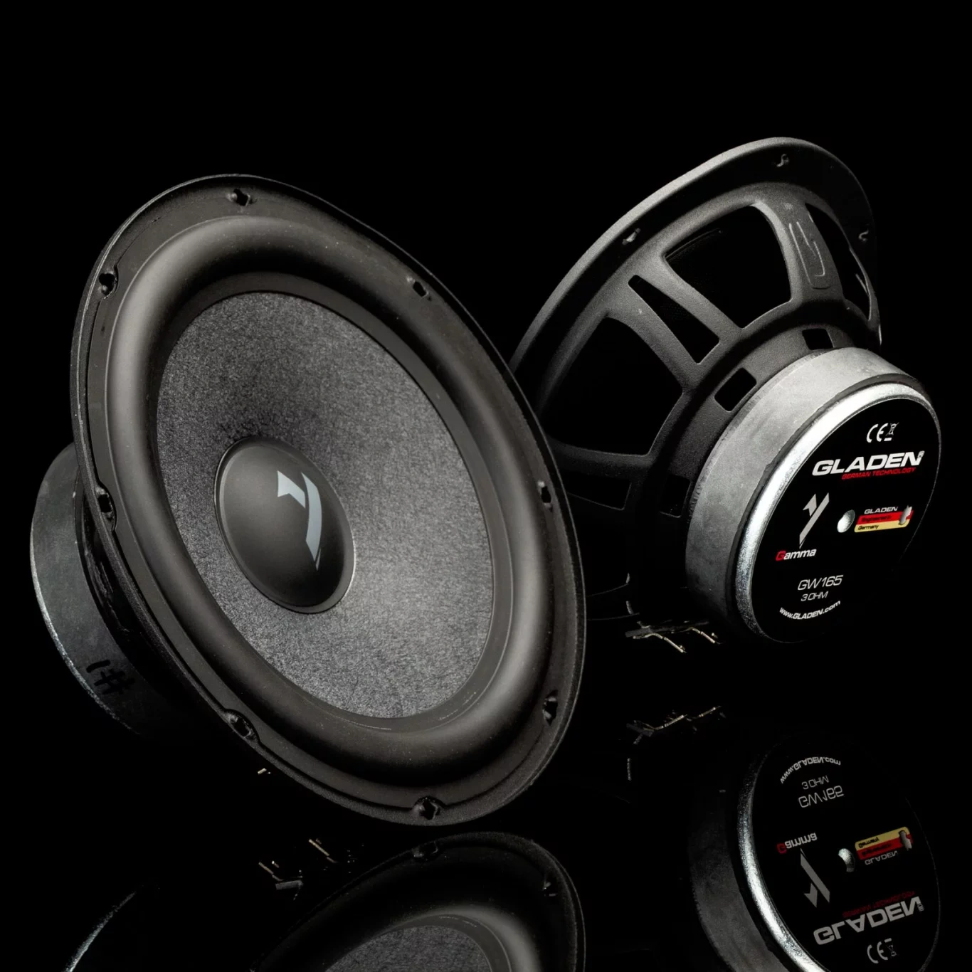 Altavoces Gladen Gamma 165.2 - 2 vias separadas (ACTIVOS) 6,5" 100W RMS 3 Ohmios