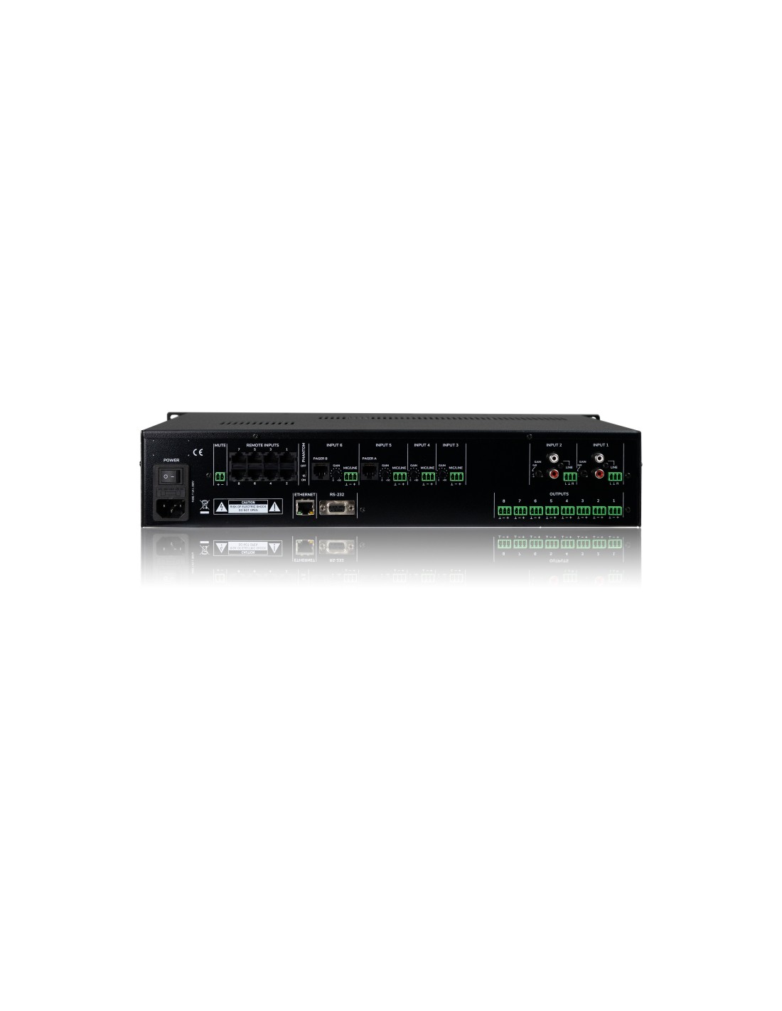 Ecler zonificador digital HUB1408 | 14 in / 8 out | DSP | plug&play - Imagen 3
