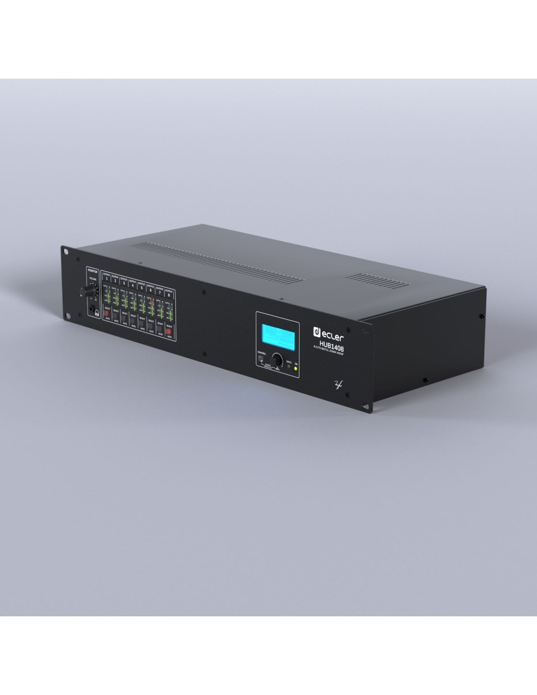 Ecler zonificador digital HUB1408 | 14 in / 8 out | DSP | plug&play