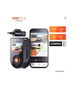 Cámaras DVR Vantrue S1 PRO Dual 2 canales 2K7 con pantalla 2,7", Wifi y GPS